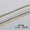 5 Meter Price Diy Metal Long Chain Handmade Earrings Bracelet Necklace Jewelry
