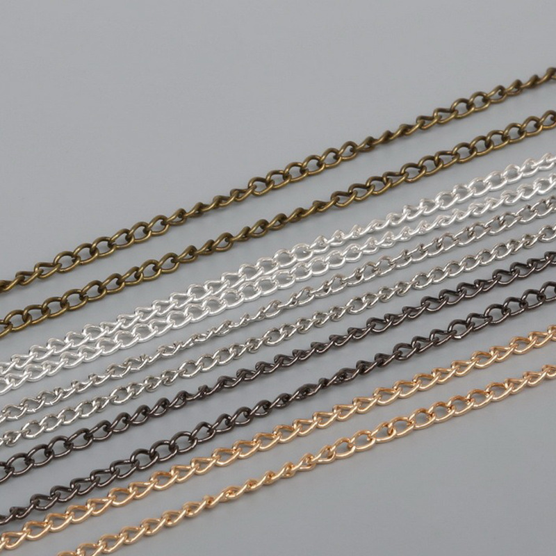 5 Meter Price Diy Metal Long Chain Handmade Earrings Bracelet Necklace Jewelry