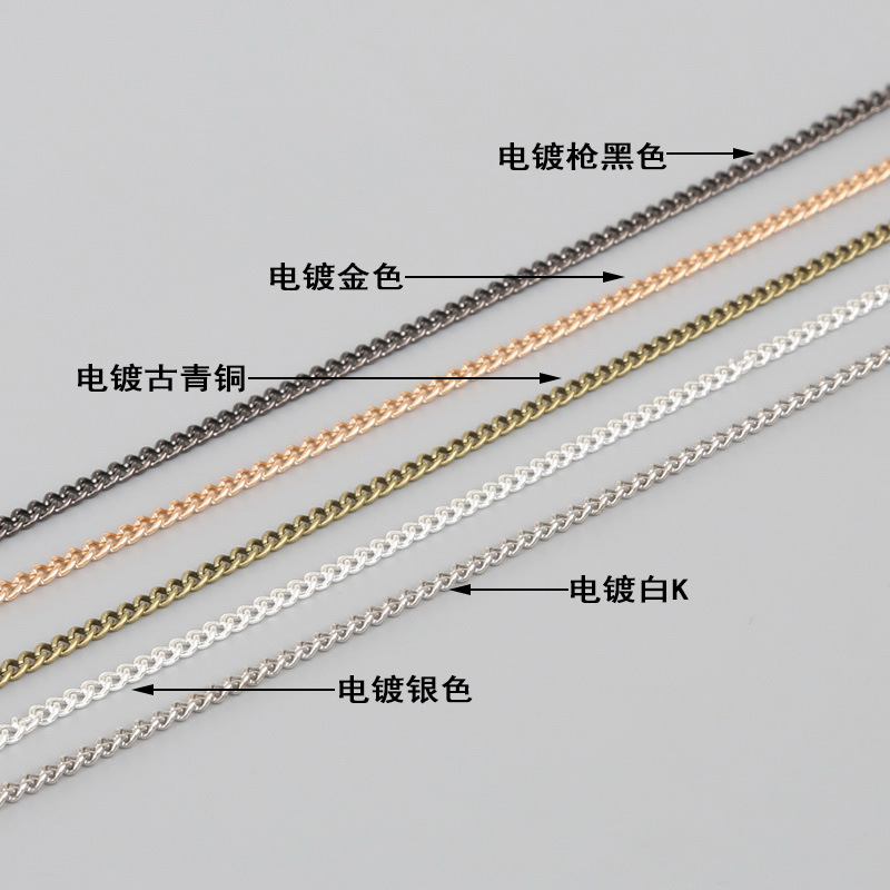 5 Meter Price Diy Metal Long Chain Handmade Earrings Bracelet Necklace Jewelry