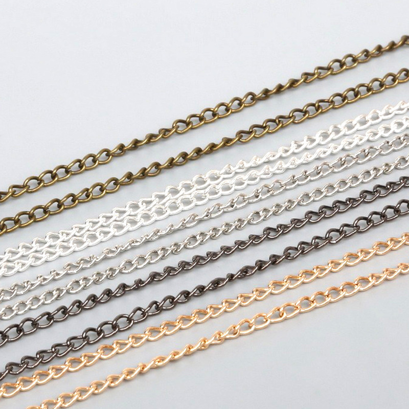 5 Meter Price Diy Metal Long Chain Handmade Earrings Bracelet Necklace Jewelry