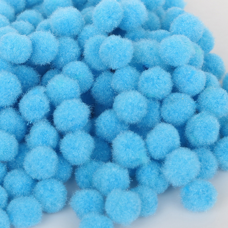 Colorful Small Fur Balls Diy Children's Kindergarten Creative Handmade Materials Plush