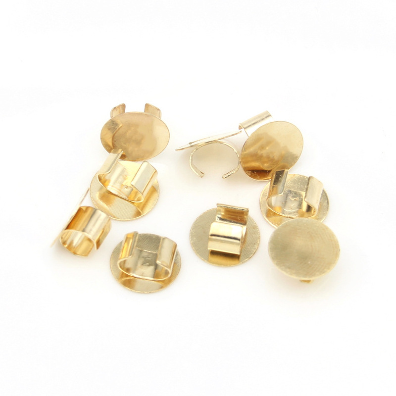 Rubber Band Buckle Jewelry Hair Ring Holder C-shaped Accessories Electroplating Diy Pearl
