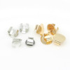 Rubber Band Buckle Jewelry Hair Ring Holder C-shaped Accessories Electroplating Diy Pearl