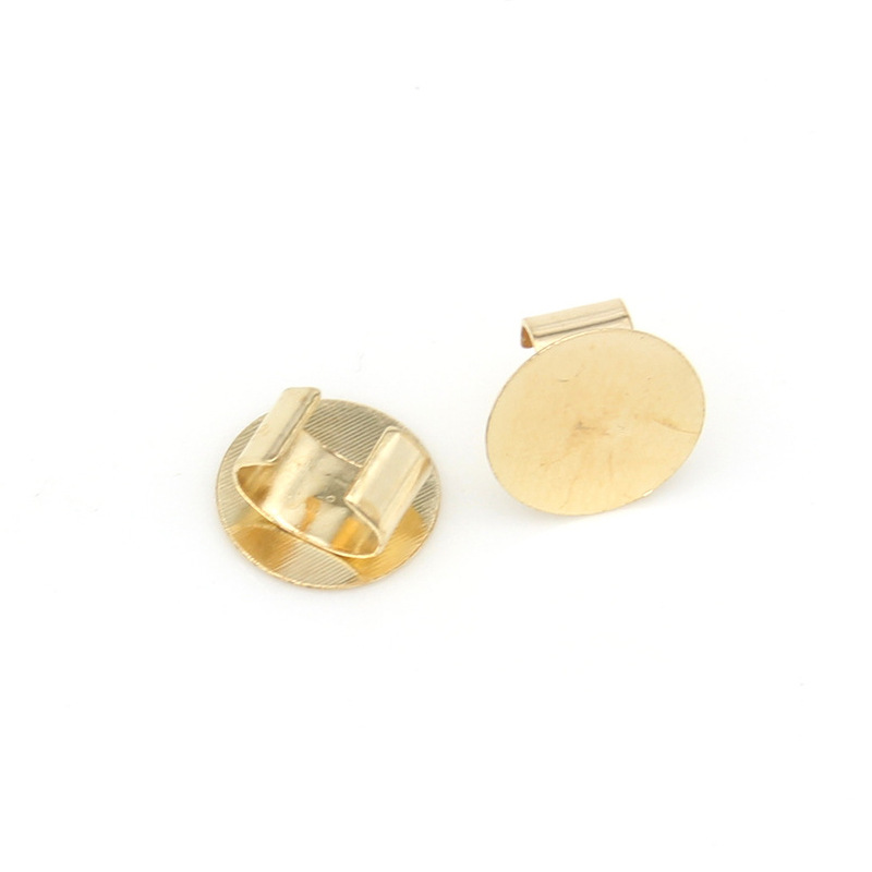 Rubber Band Buckle Jewelry Hair Ring Holder C-shaped Accessories Electroplating Diy Pearl