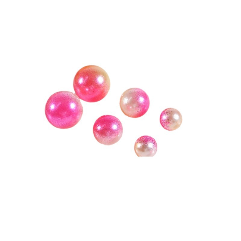4-10mm Non-hole Perfect Round Imitation Pearl Loose Beads Diy Handmade Crystal Glue