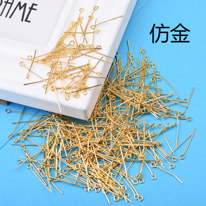Direct Sales Diy Material Jewelry Accessories Handmade Beaded Iron 9-pin Nine-character