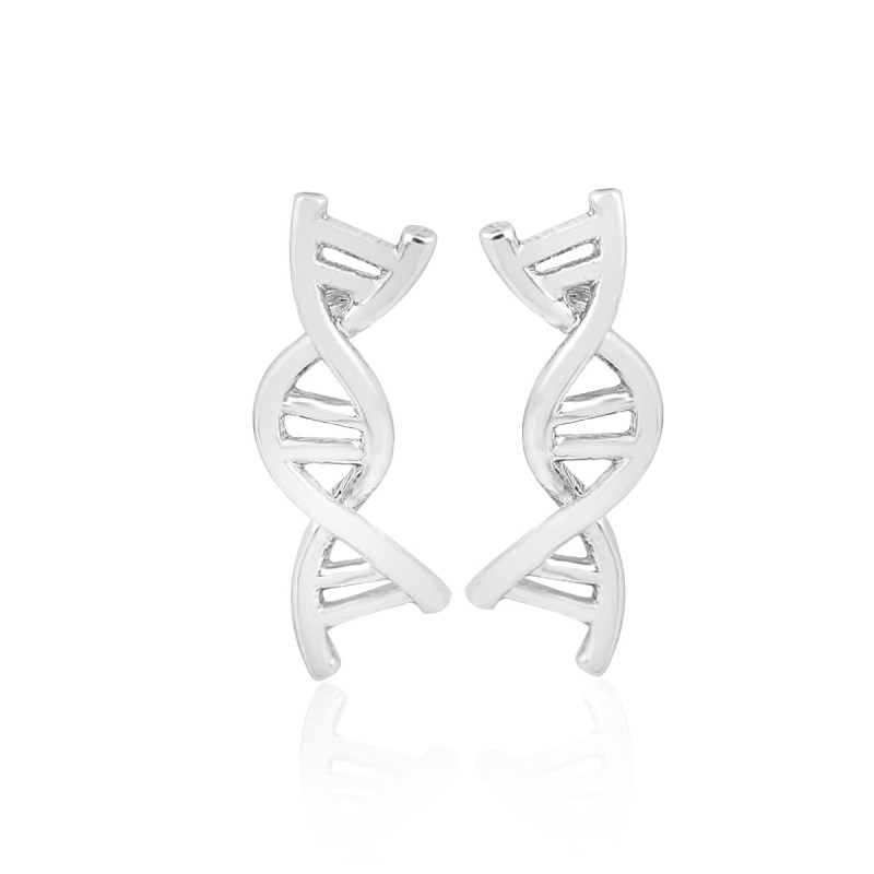 E-commerce Popular Jewelry New Fashion Rotating Irregular Dna Earrings Direct Supply