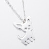 Amazon's New Small Animal Pendant Necklace, Simple Female Niche Design, Stainless Steel