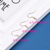 Iron Ear Hook Earrings Diy Material Ear Accessories Materials 200 Pcs/package