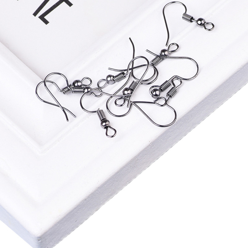 Iron Ear Hook Earrings Diy Material Ear Accessories Materials 200 Pcs/package