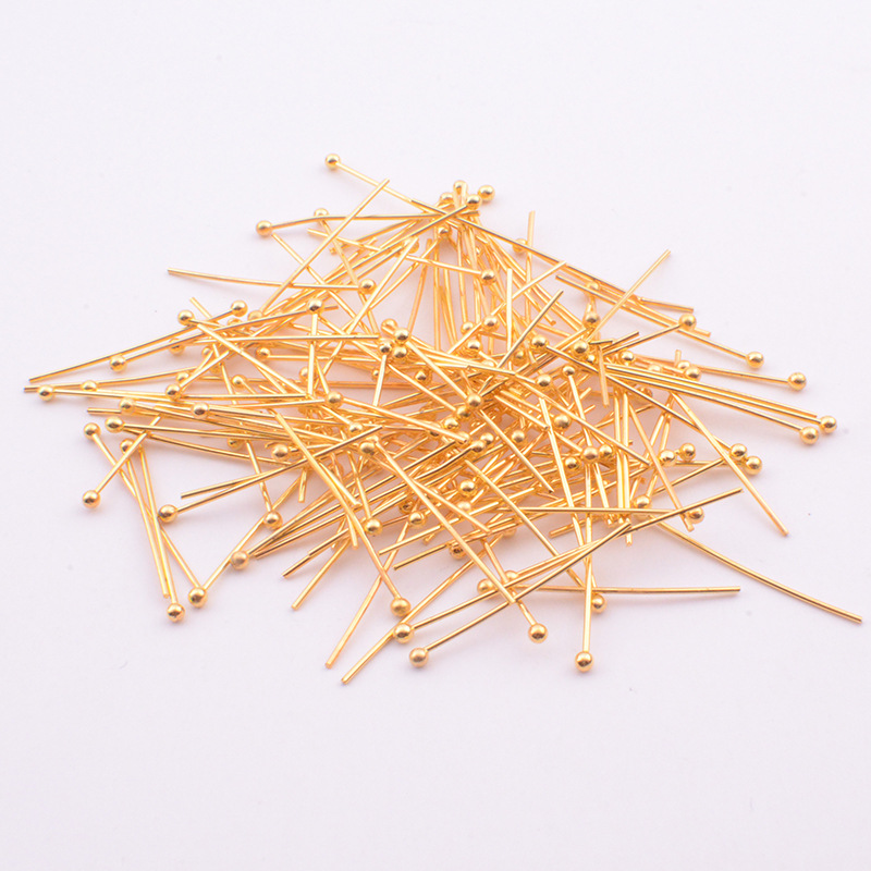 Direct Sales Diy Jewelry Accessories Hand-beaded Copper Ball Needles Boxed Multiple
