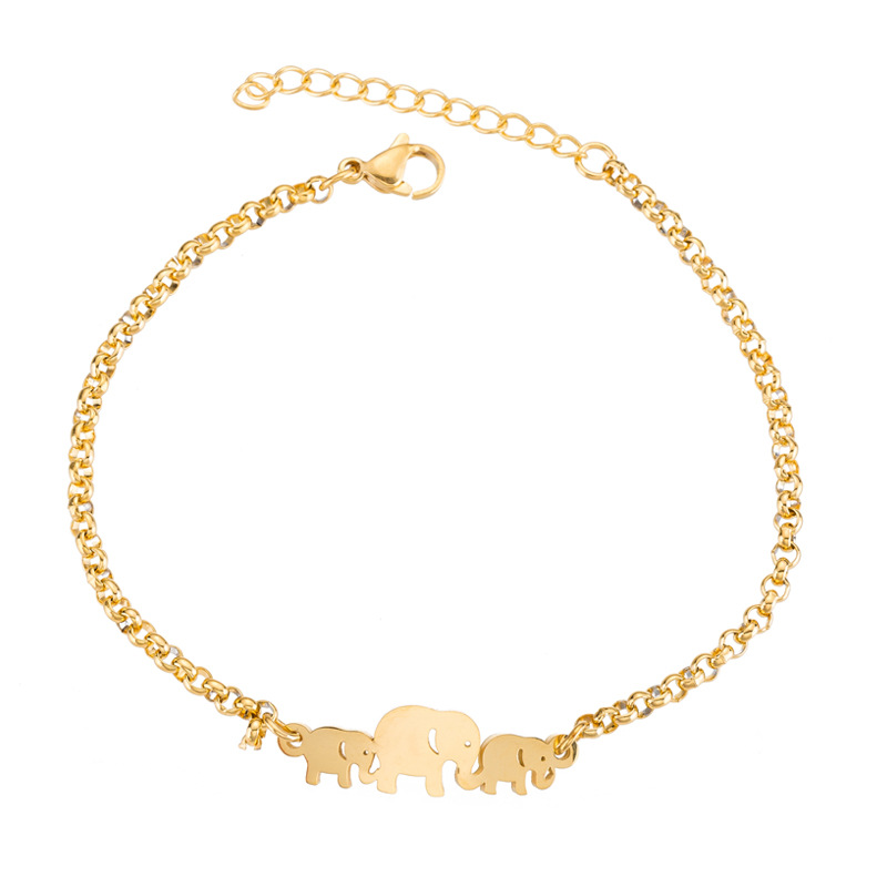 Cute Elephant Bracelet Ins Warm and Happy Little Girly Temperament Animal Hand Ornaments