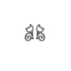 European and American Cute Pet Kitten Earrings, Fashion Small Animal Feminine Niche