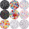 Square Acrylic English Letter Beads Colorful Russian Handmade Diy Beaded Bracelet Jewelry