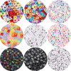 Square Acrylic English Letter Beads Colorful Russian Handmade Diy Beaded Bracelet Jewelry