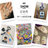 4*7mm Acrylic Color English Alphanumeric Flat Beads Handmade Beading Jewelry Accessories
