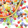 4*7mm Acrylic Color English Alphanumeric Flat Beads Handmade Beading Jewelry Accessories