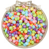 4*7mm Acrylic Color English Alphanumeric Flat Beads Handmade Beading Jewelry Accessories
