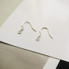 925 Ear Hook Copper Electroplating with Steel Seal Earring Accessories Earrings Silver