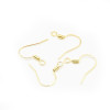925 Ear Hook Copper Electroplating with Steel Seal Earring Accessories Earrings Silver