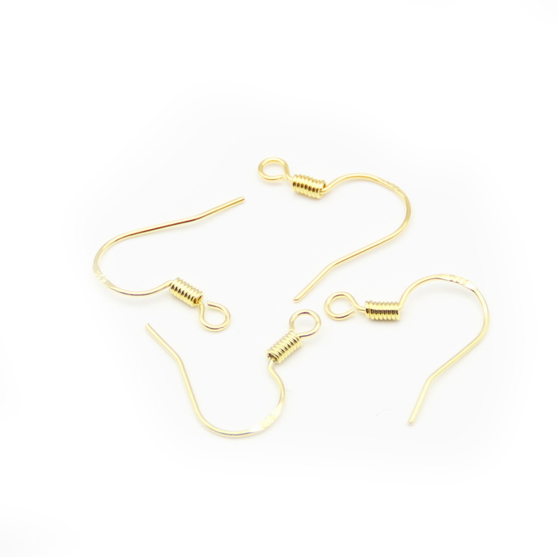 925 Ear Hook Copper Electroplating with Steel Seal Earring Accessories Earrings Silver