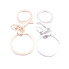 Direct Sales Diy Jewelry Accessories Lobster Buckle Three-piece Key Ring with