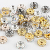 6-12mm Copper Colored Diamond Ring Handmade Diy Beads Material Accessories Spacer Bead
