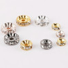 6-12mm Copper Colored Diamond Ring Handmade Diy Beads Material Accessories Spacer Bead