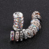6-12mm Copper Colored Diamond Ring Handmade Diy Beads Material Accessories Spacer Bead