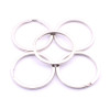 Direct Sales 25mm Keychain Metal Accessories Key Ring Four-section Chain 50/pack