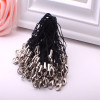 Direct Sales Black Line Lobster Clasp Mobile Phone Rope Pendant Lanyard Hook Can Be