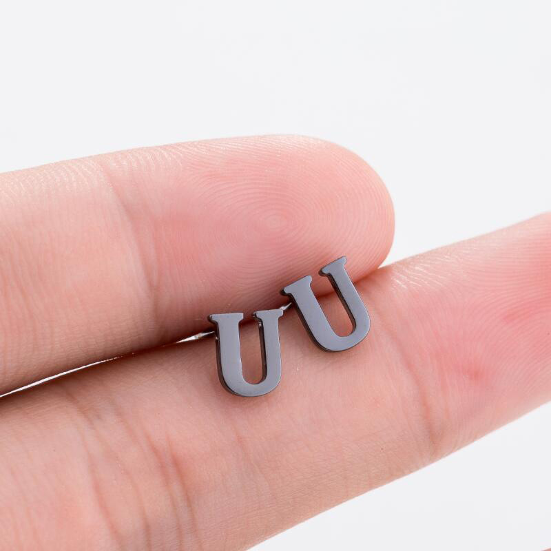 26 Letter Earrings Personality Fashion Retro Small Manufacturer