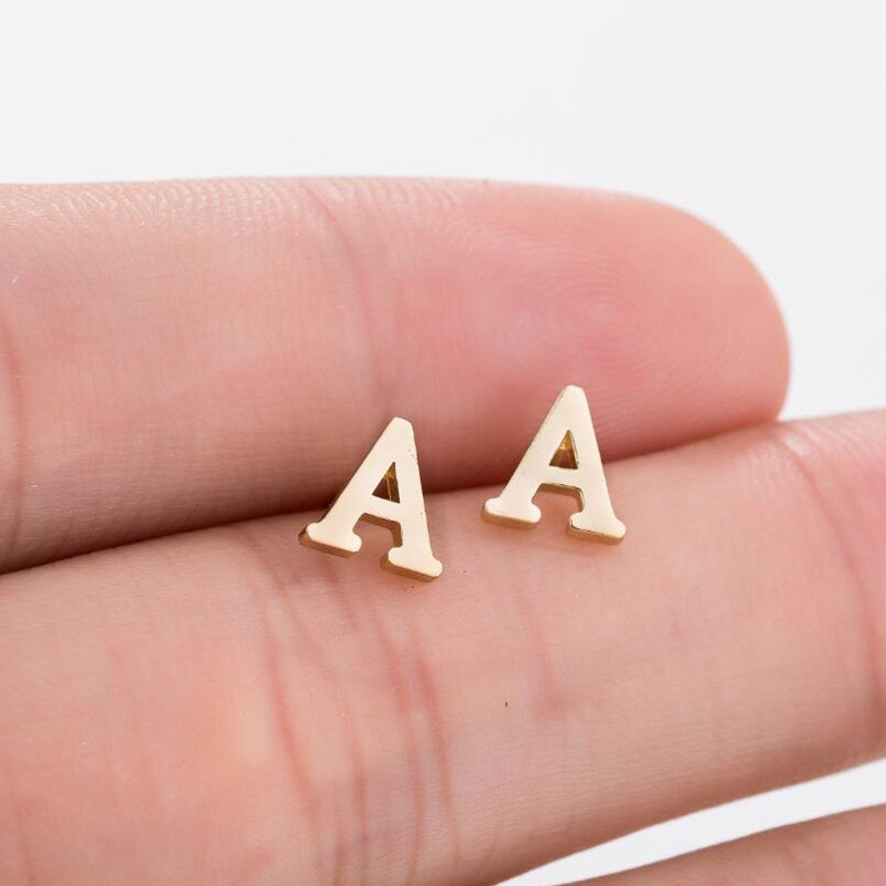 26 Letter Earrings Personality Fashion Retro Small Manufacturer