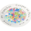 Acrylic Ab Color Plated Round Beads Loose Handmade Diy Bracelet Jewelry Mobile Phone