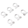 U-shaped Simple Transparent Resin Ear Clip Without Piercing Diamond Cup Earrings Jewelry