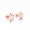 Palm Leaf Jewelry, Fashionable and Personalized Small Earrings for Women, Ins Style Maple