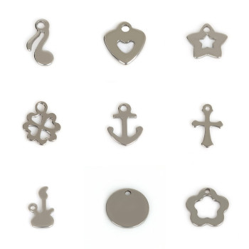 Care Bear Pattern Stainless Steel Pendant Handmade Diy Earring Material Pack to Make