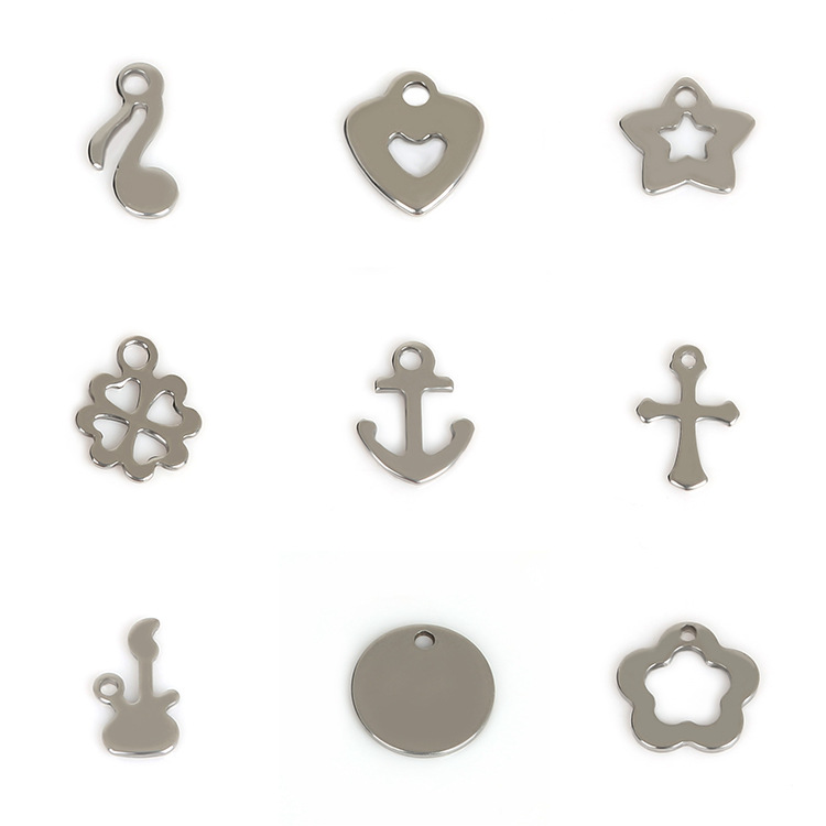 Care Bear Pattern Stainless Steel Pendant Handmade Diy Earring Material Pack to Make