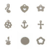 Care Bear Pattern Stainless Steel Pendant Handmade Diy Earring Material Pack to Make