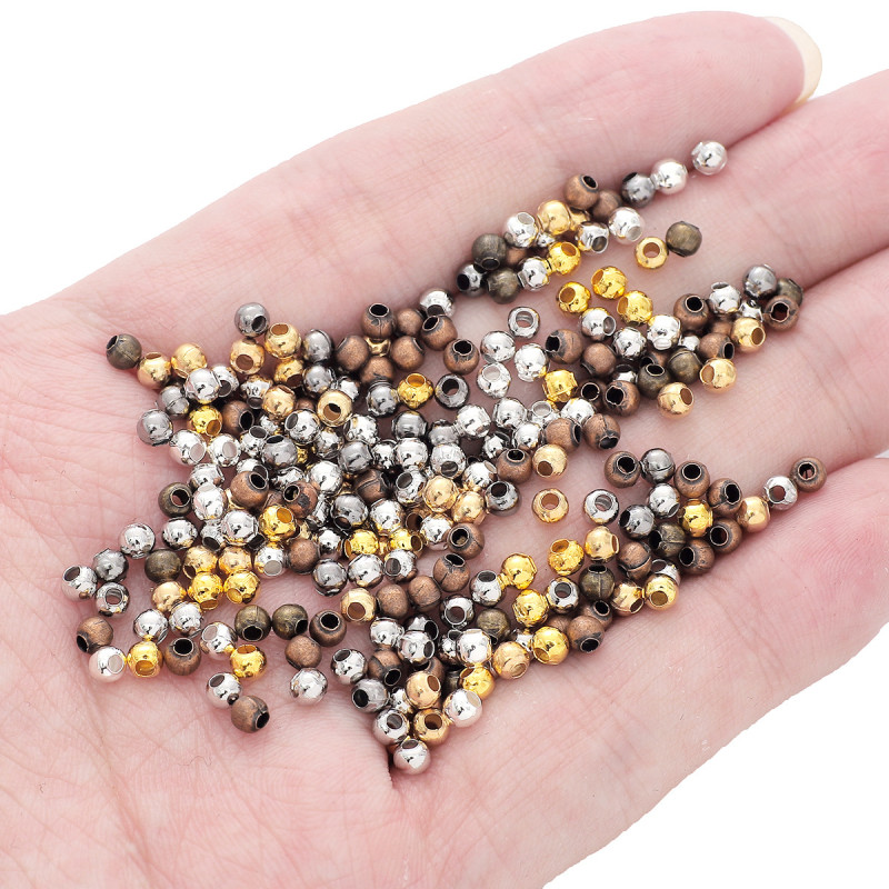 Diy Earrings, Accessories, Materials, Large Hole Iron Beads, Ball Positioning Spacing