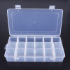 Transparent Removable Plastic Box Earring Box Storage Box Tools Handmade Diy Jewelry