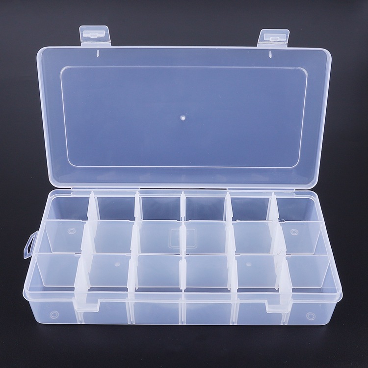 Transparent Removable Plastic Box Earring Box Storage Box Tools Handmade Diy Jewelry