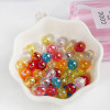 Acrylic Ab Color Round Beads Abs Imitation Pearls Loose Diy Handmade Earrings Bracelet