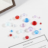 Resin Imitation Cat's Eye Round Ring Face Antique Diy Step Hairpin Inlay Material Diy