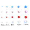 Resin Imitation Cat's Eye Round Ring Face Antique Diy Step Hairpin Inlay Material Diy