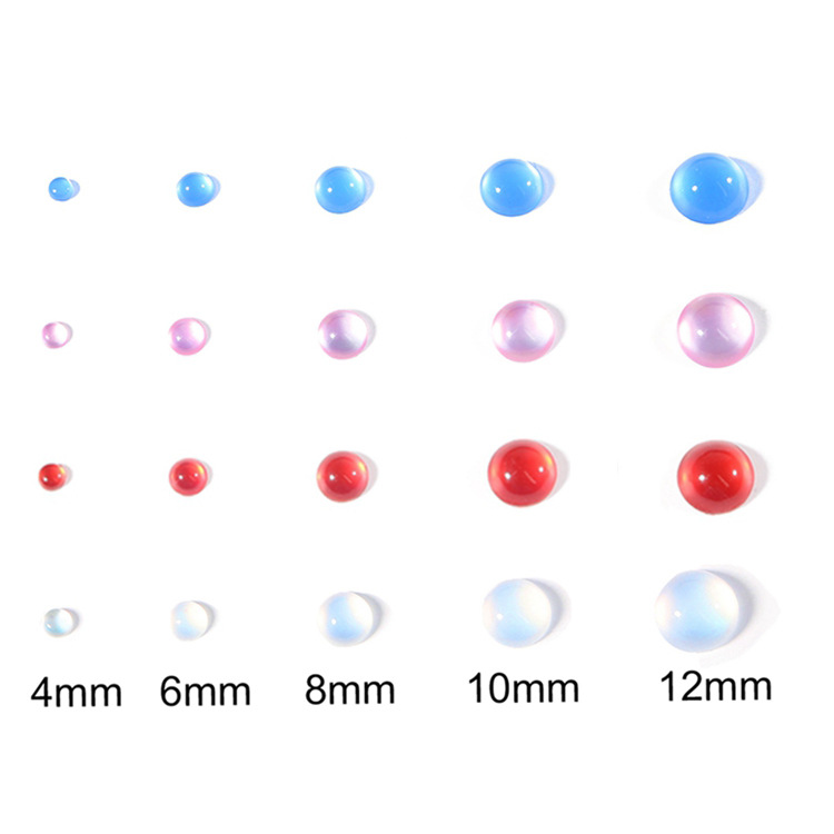 Resin Imitation Cat's Eye Round Ring Face Antique Diy Step Hairpin Inlay Material Diy
