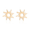 European and American Solar System Three-piece Set for Women, Simple, Fresh, Hollow Sun