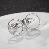 European and American Fashion Simple Wave Earrings Summer Small Fresh Stainless Steel
