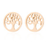 Bohemian Personality Earrings for Women and Children Fashion Stainless Steel Leaf