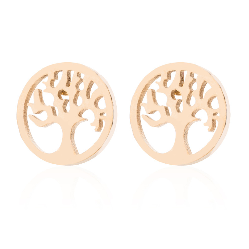 Bohemian Personality Earrings for Women and Children Fashion Stainless Steel Leaf
